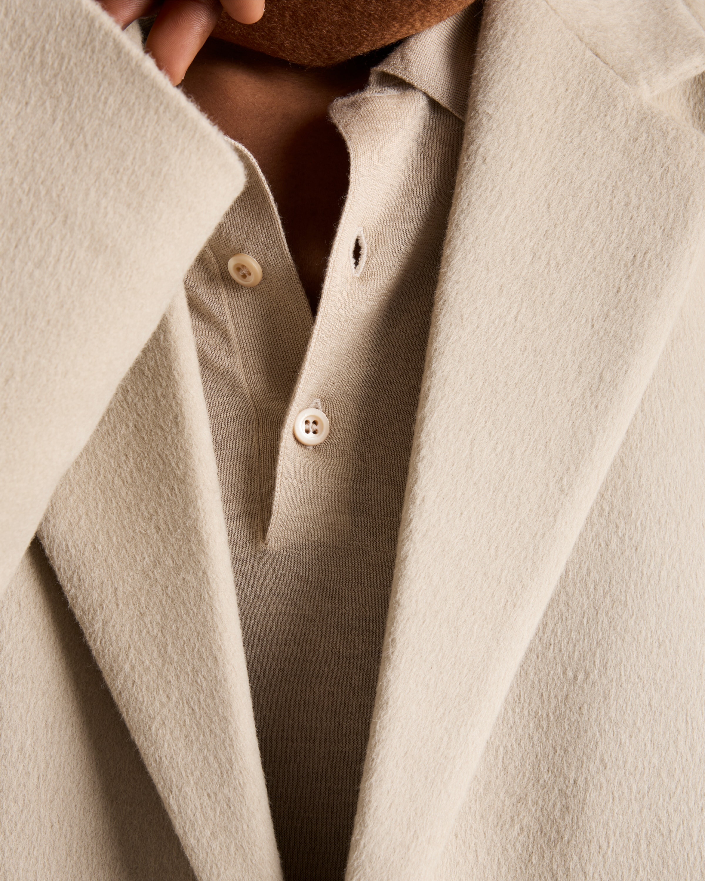 Cashmere and silk polo shirt - 3