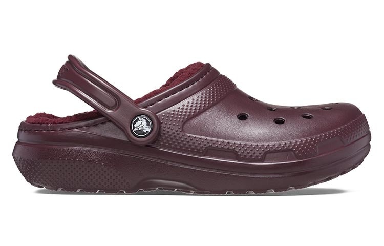Crocs Classic Lined Clogs 'Dark Cherry' 203591-6WD - 2