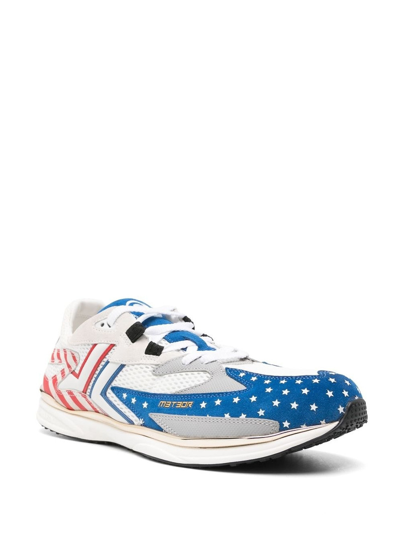 Lanvin Meteor colour-block panelled sneakers outlook