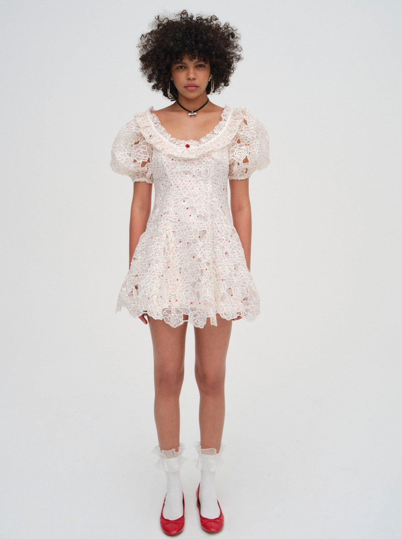 Aphrodite Embroidered Mini Dress 3