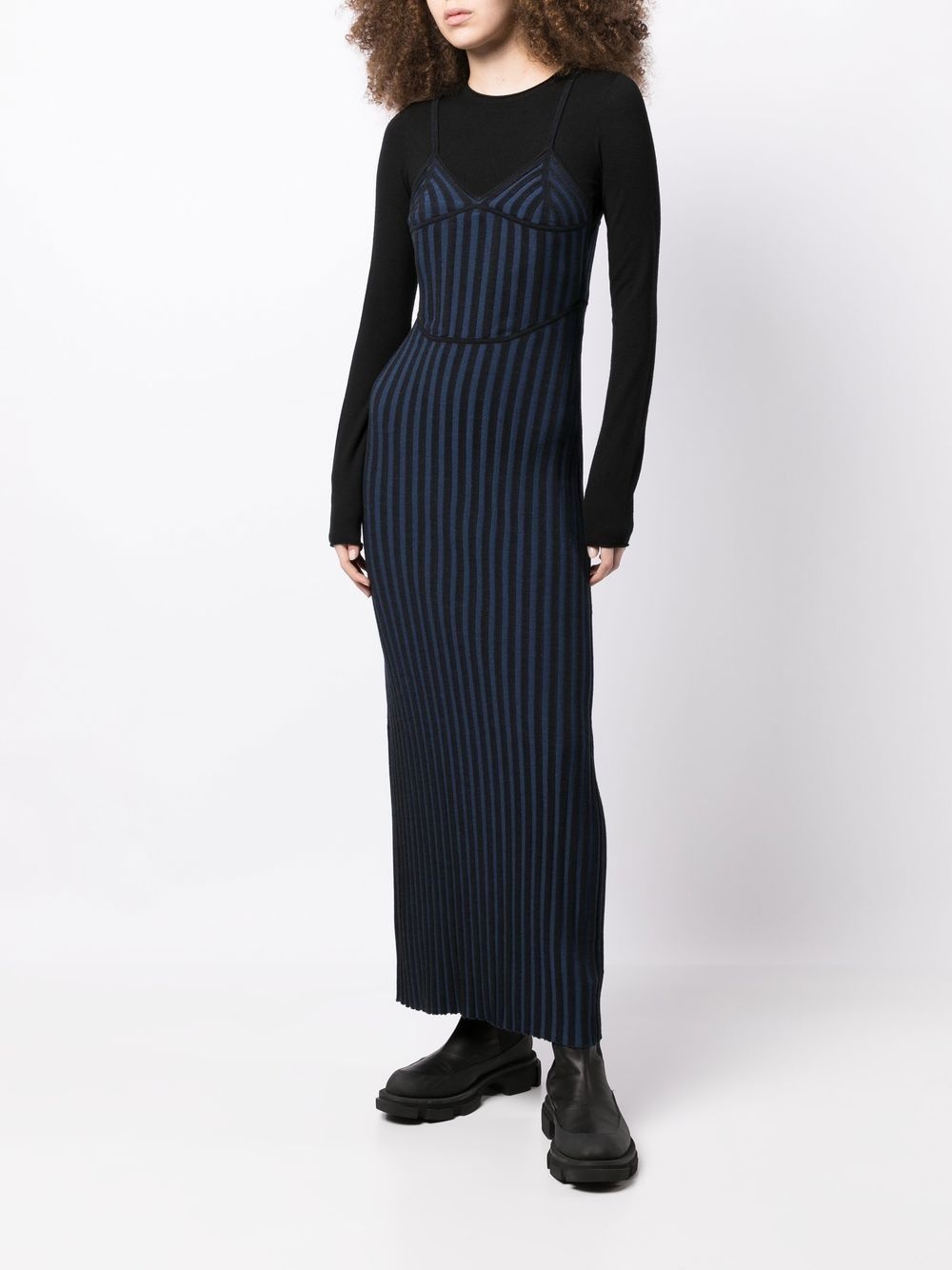 two-tone corset dress - 2