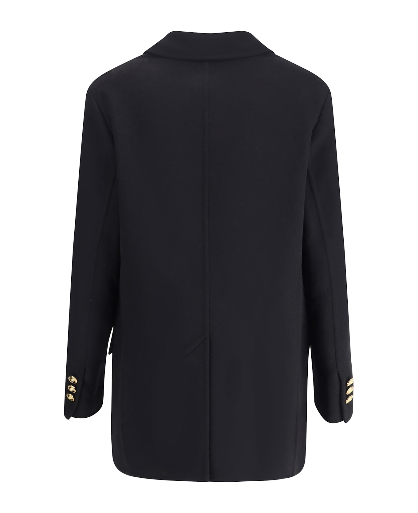 Wool And Cachemire Double-breasted Coat - 2
