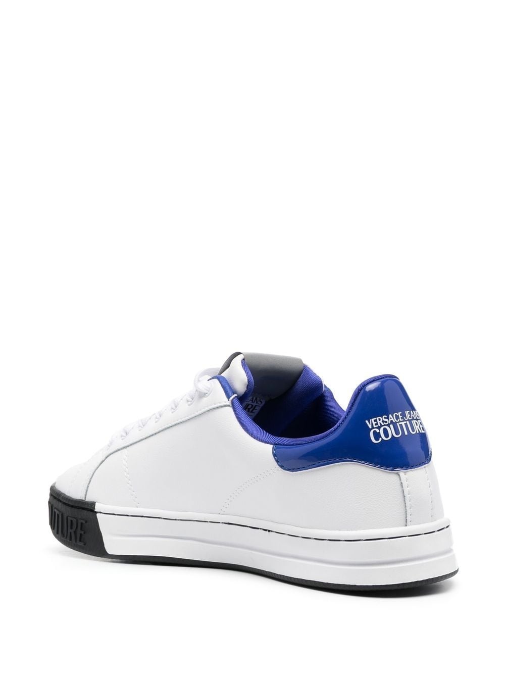 logo-print low-top sneakers - 3