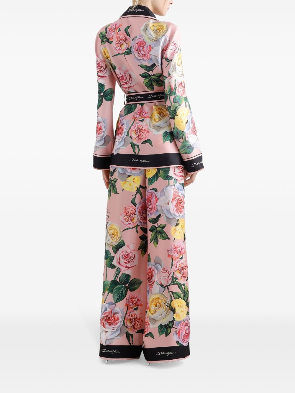 floral-print trousers - 3