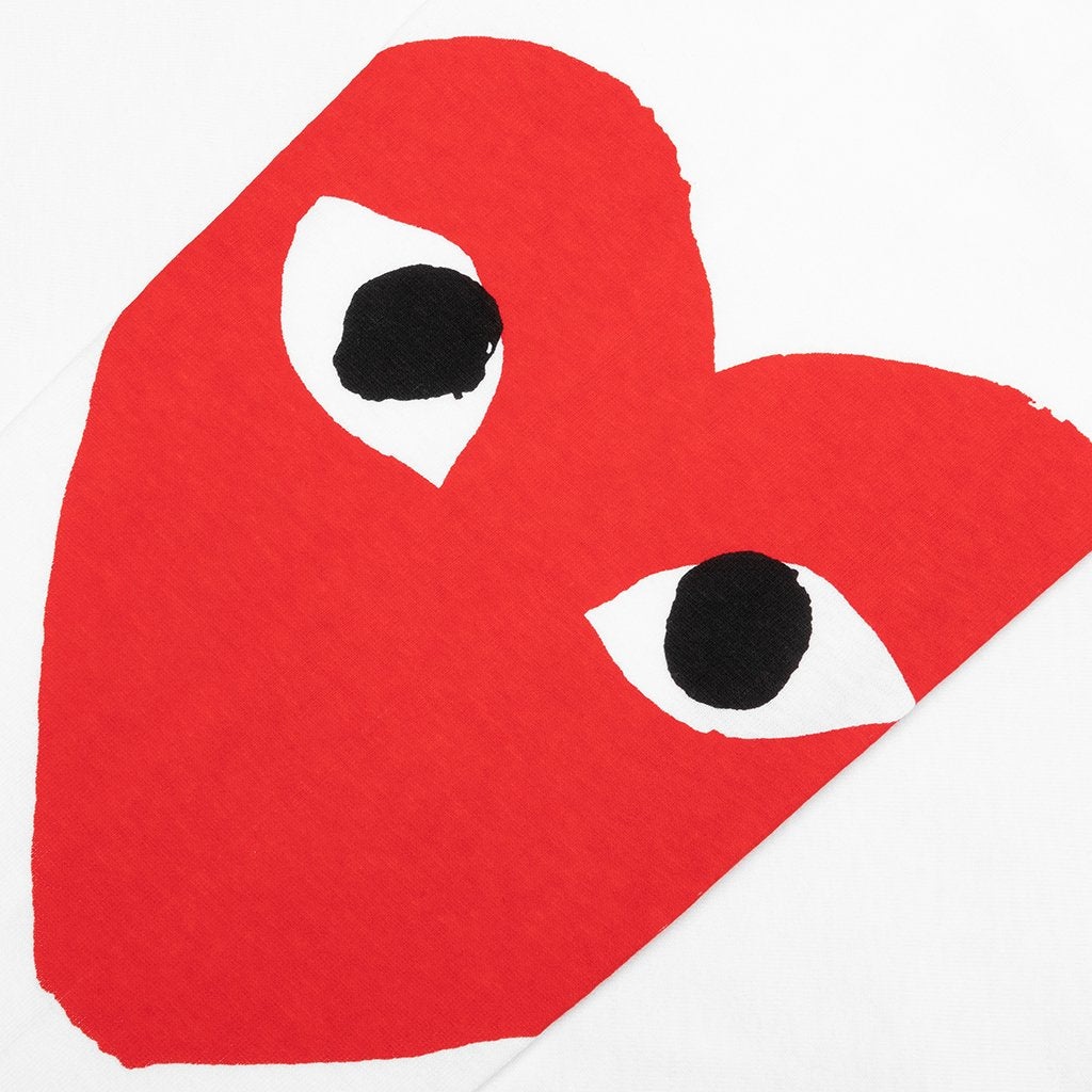 WOMEN'S BIG HEART L/S - WHITE - 4