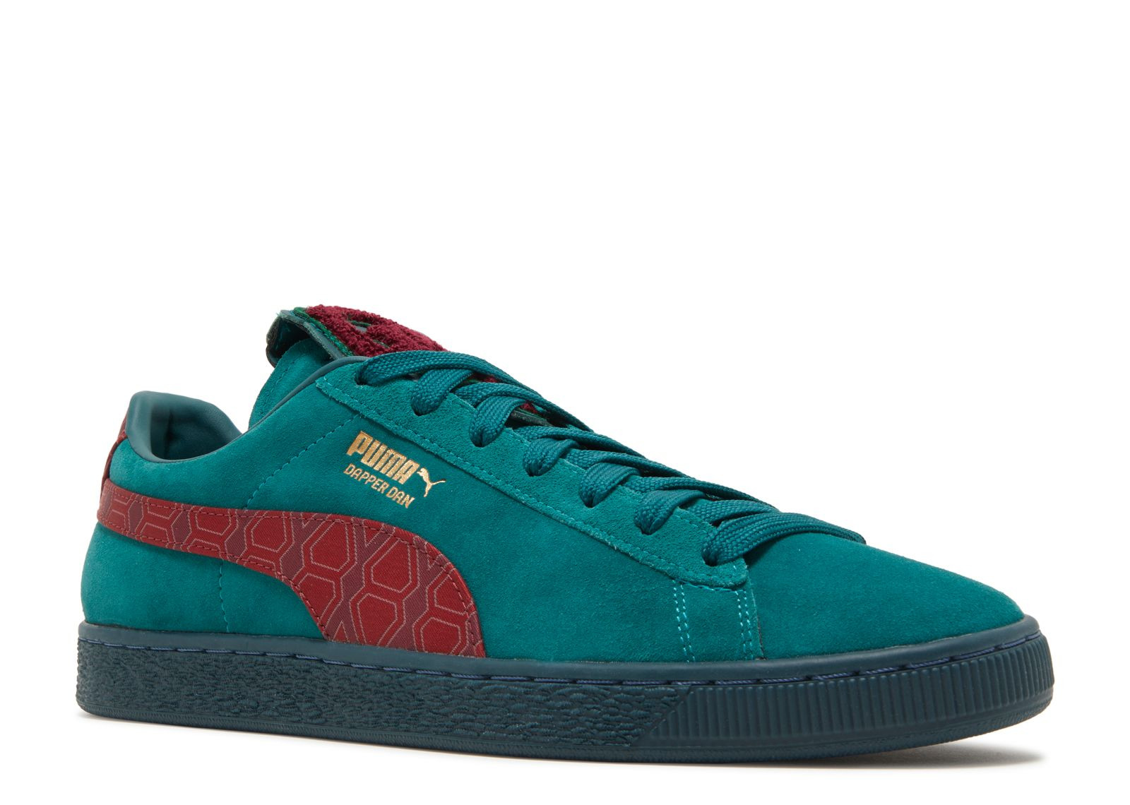 DAPPER DAN X SUEDE 'JACQUARD PRINT - VARSITY GREEN' - 2