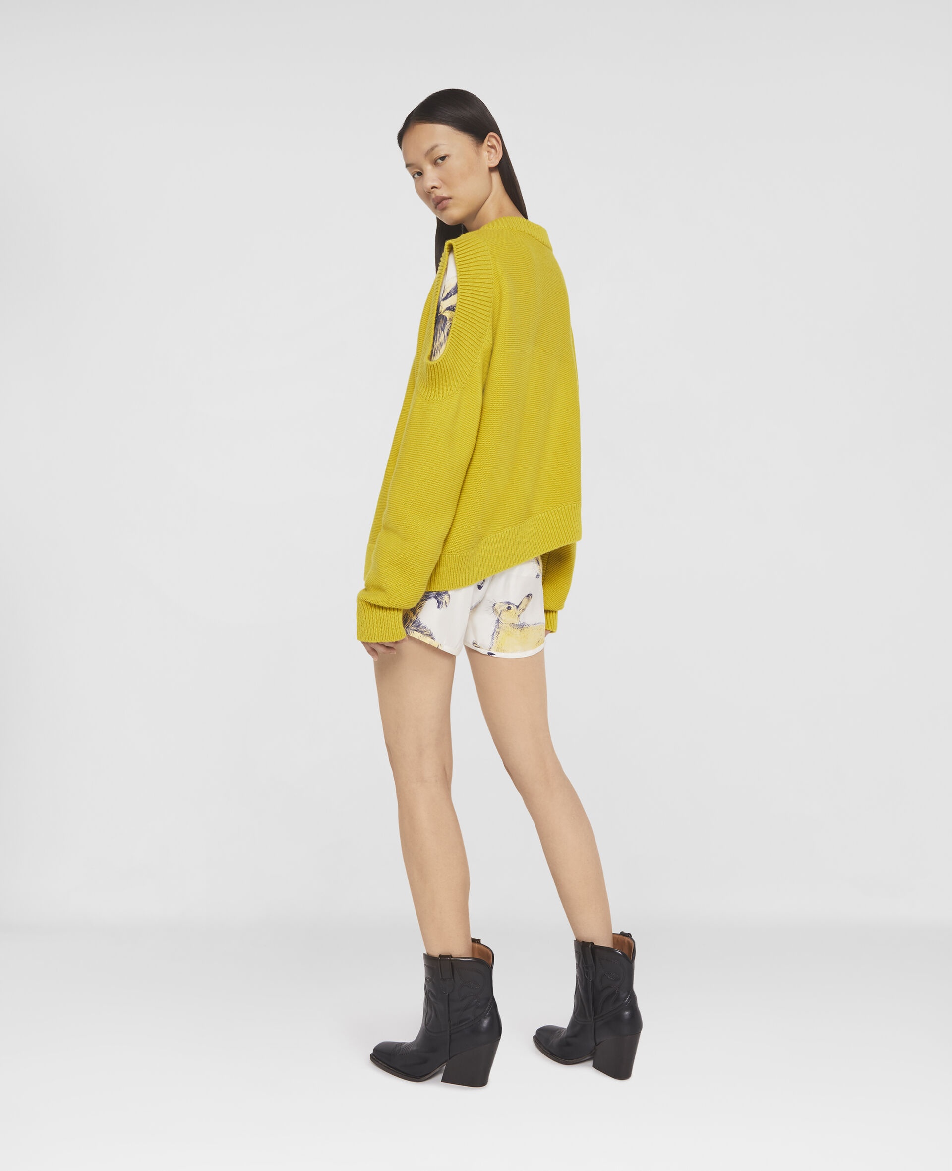S-Wave Regenerated Cashmere Cut-Out Jumper - 3