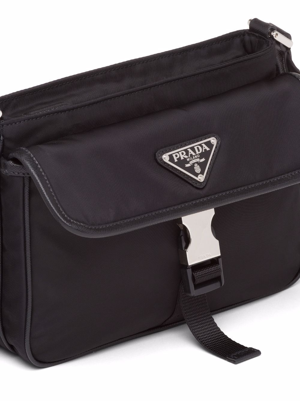 logo-plaque messenger bag - 4