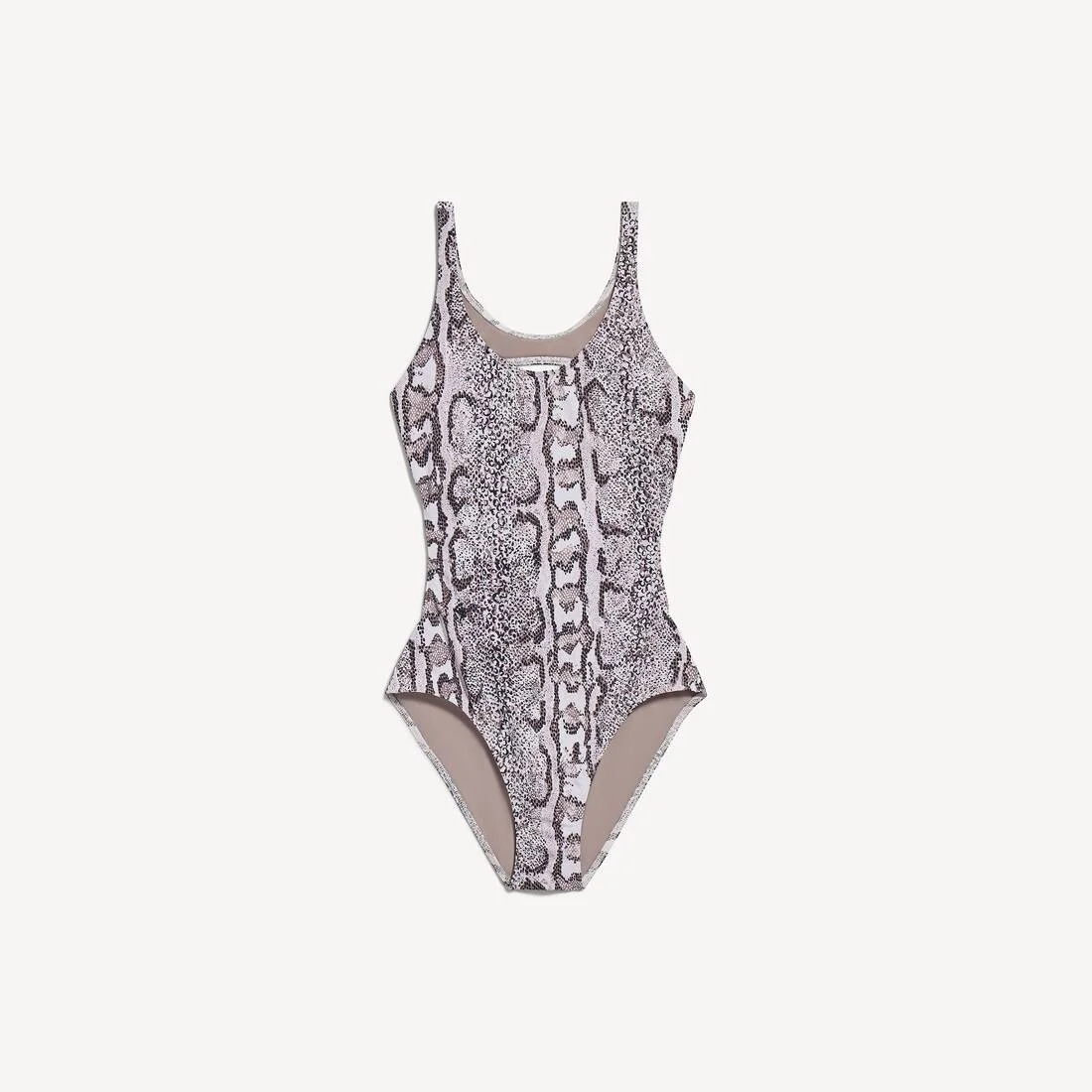 Women's Python Swimsuit in Beige - 1