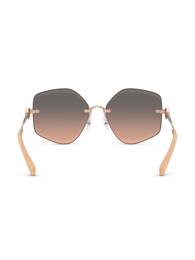 geometric-frame sunglasses 4