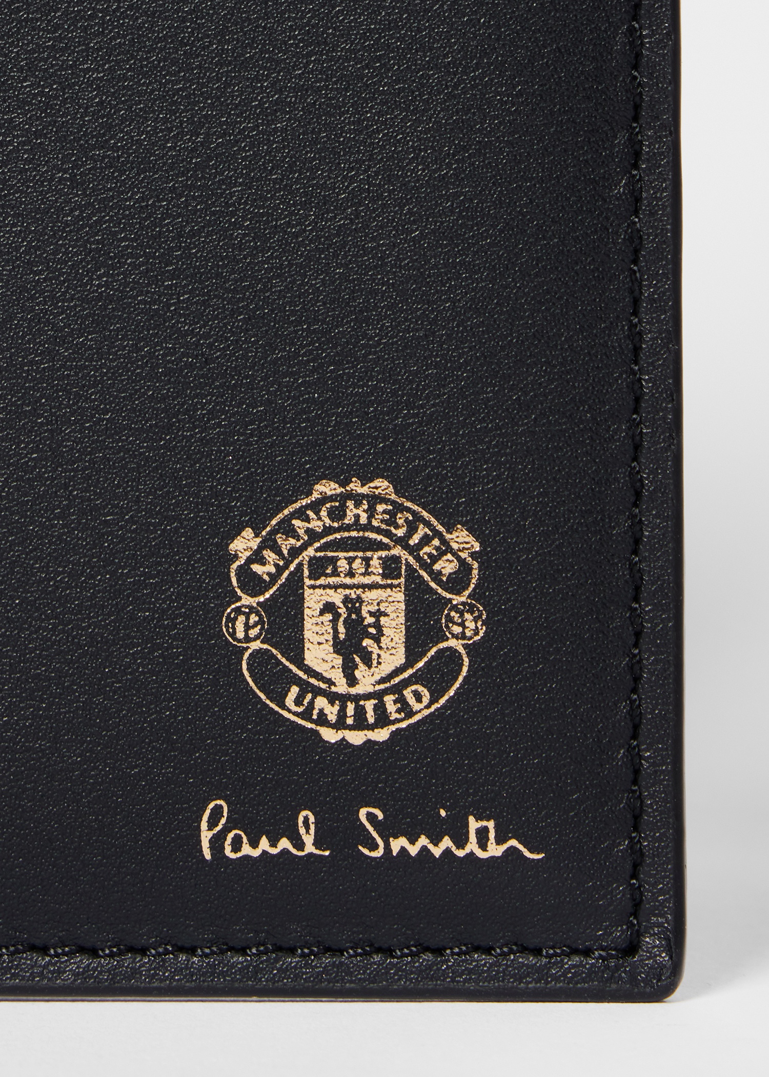 Paul Smith for Manchester United - 'Stretford End' Leather Billfold Wallet - 3