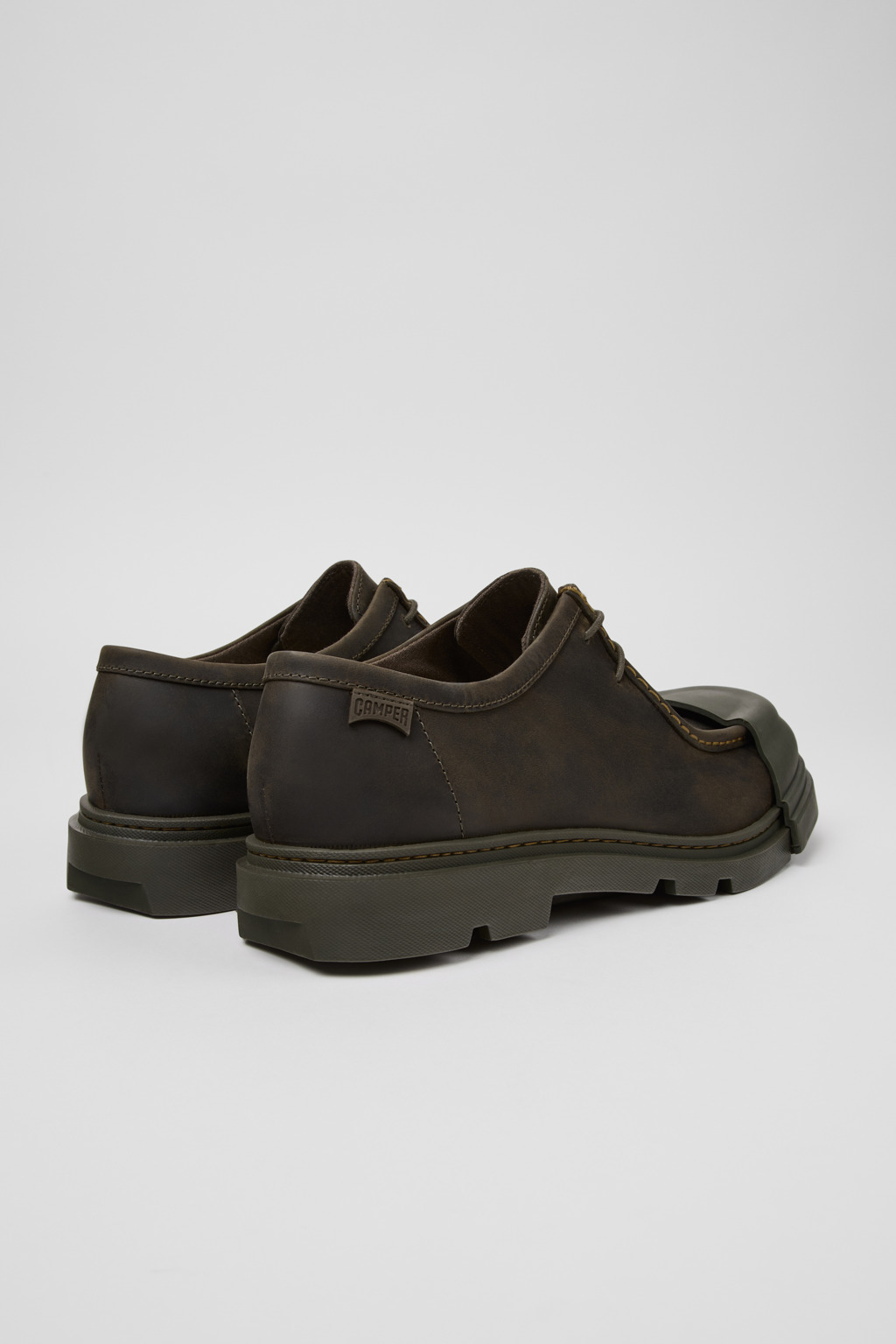 Green Regenerative Leather Shoes for Men. - 3