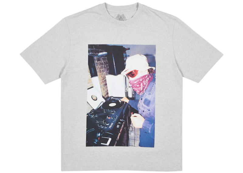 Palace Mixer T-Shirt Grey Marl 1