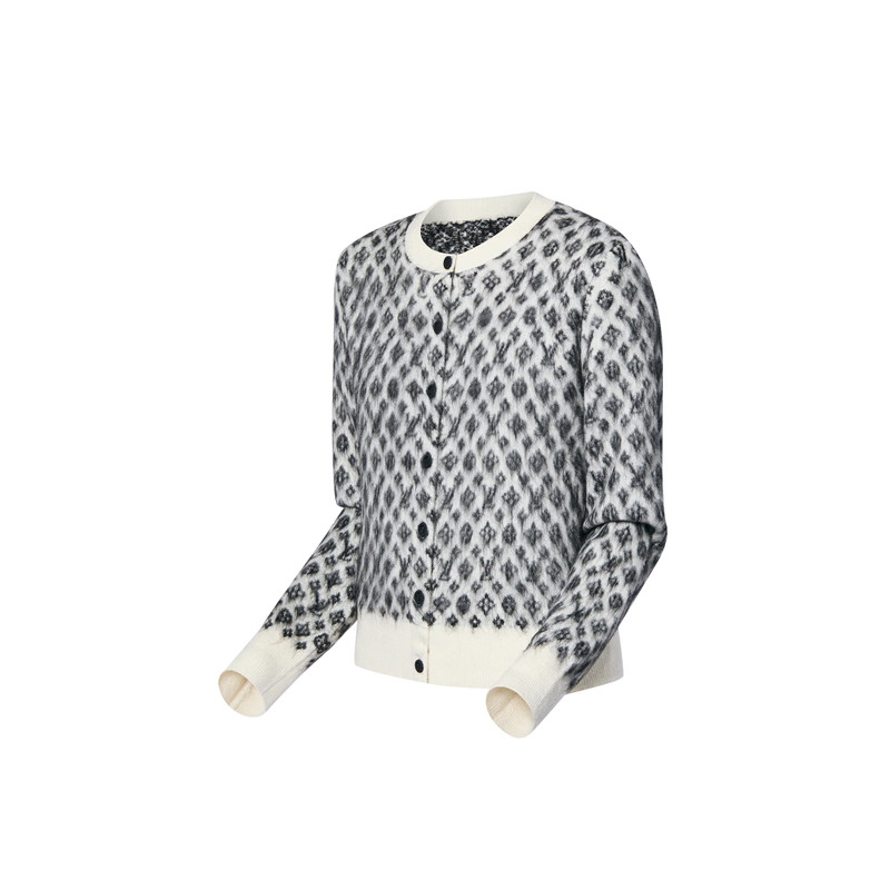 Louis Vuitton Monogram Brushed Knit Cardigan outlook