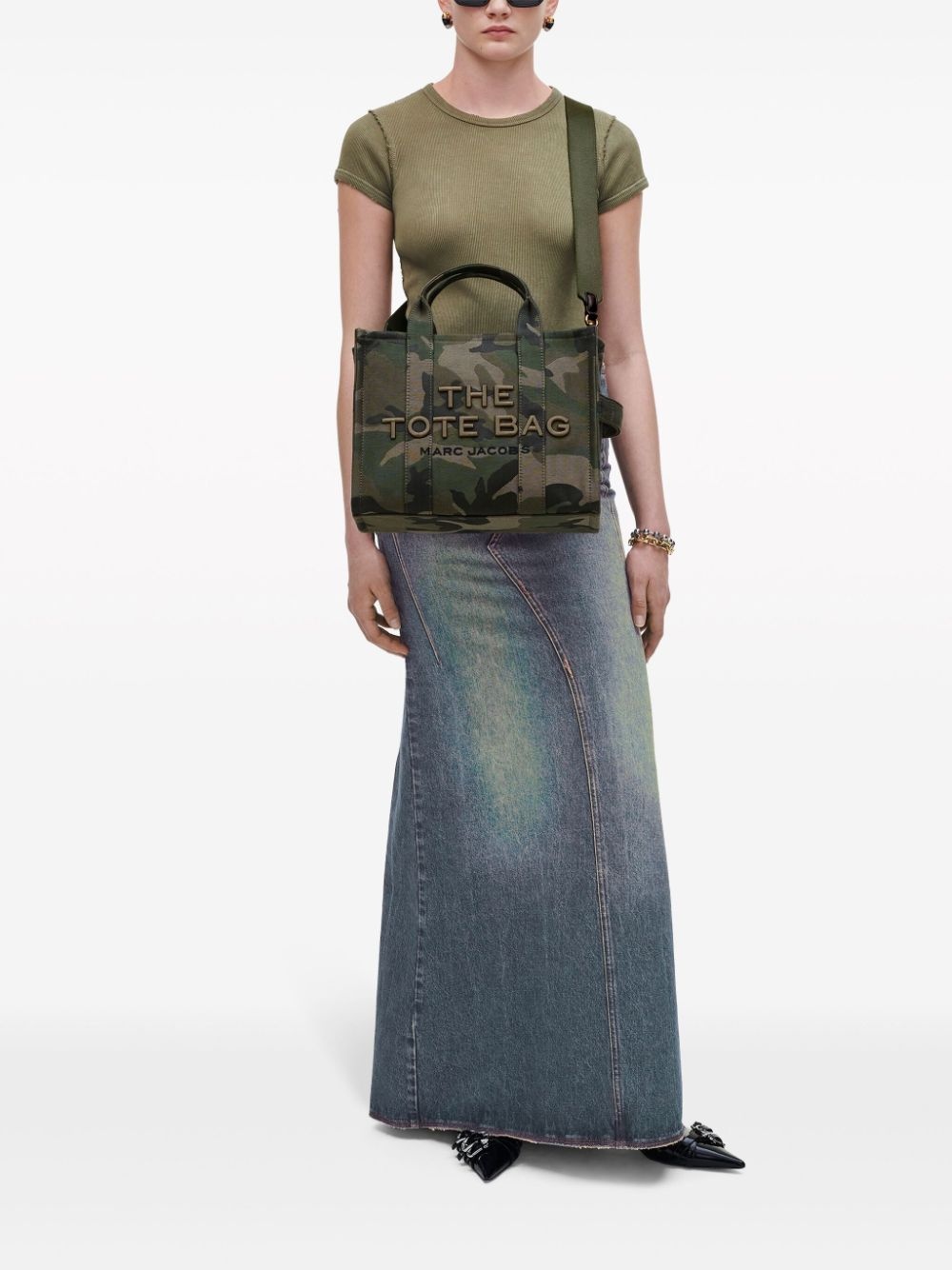 The Medium Camo Jacquard Tote bag - 3