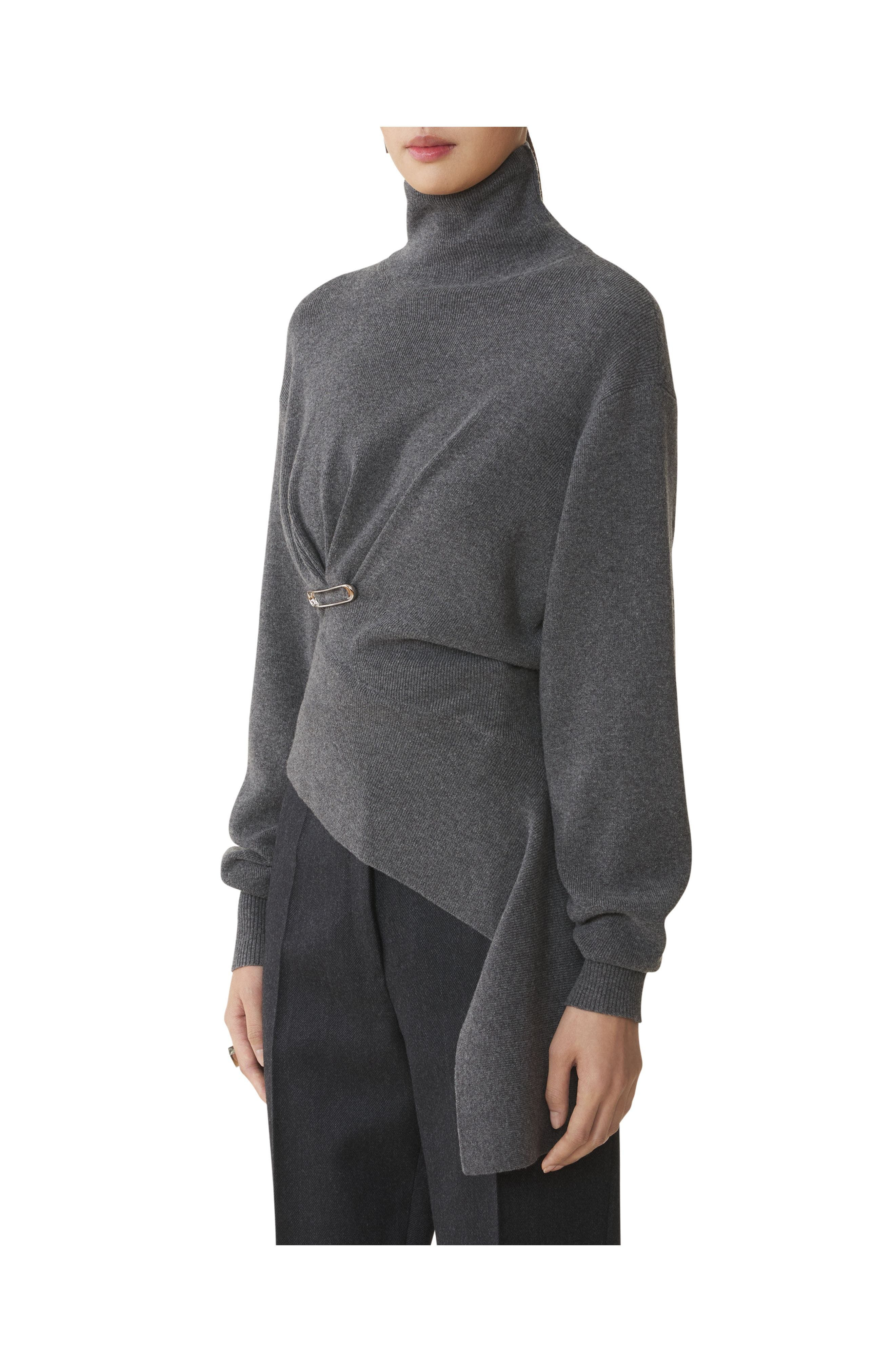 Lanvin Wool And Cashmere Sweater in Dove at Nordstrom - 3