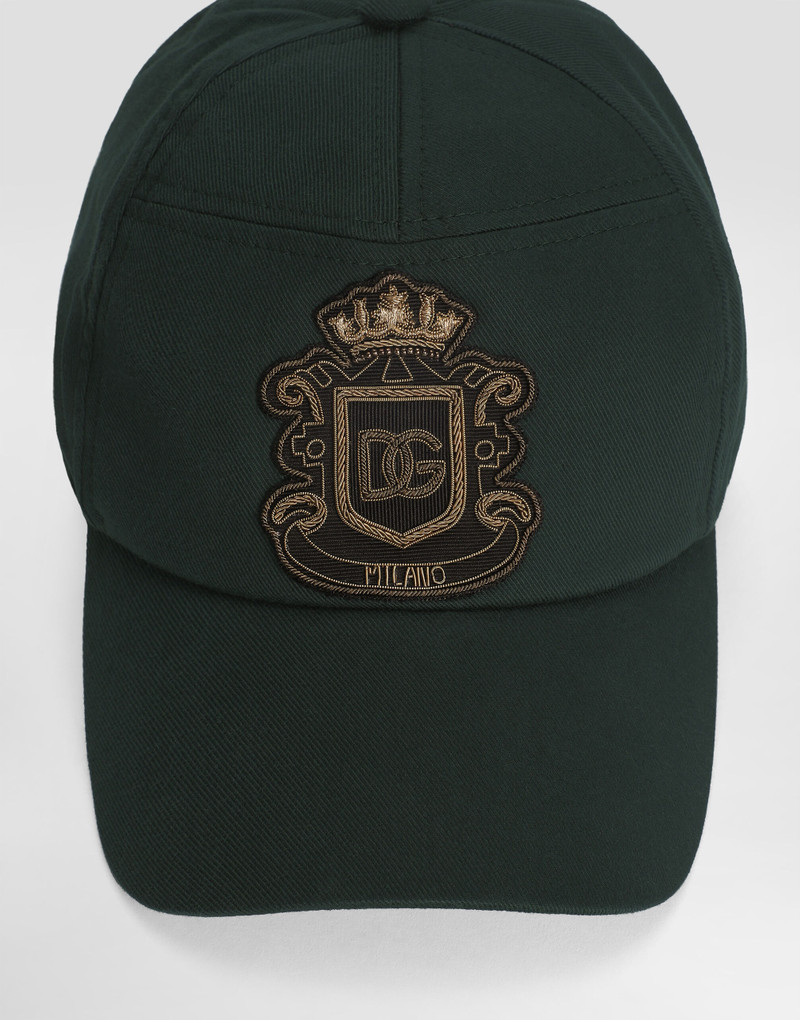 Cotton gabardine baseball cap 3