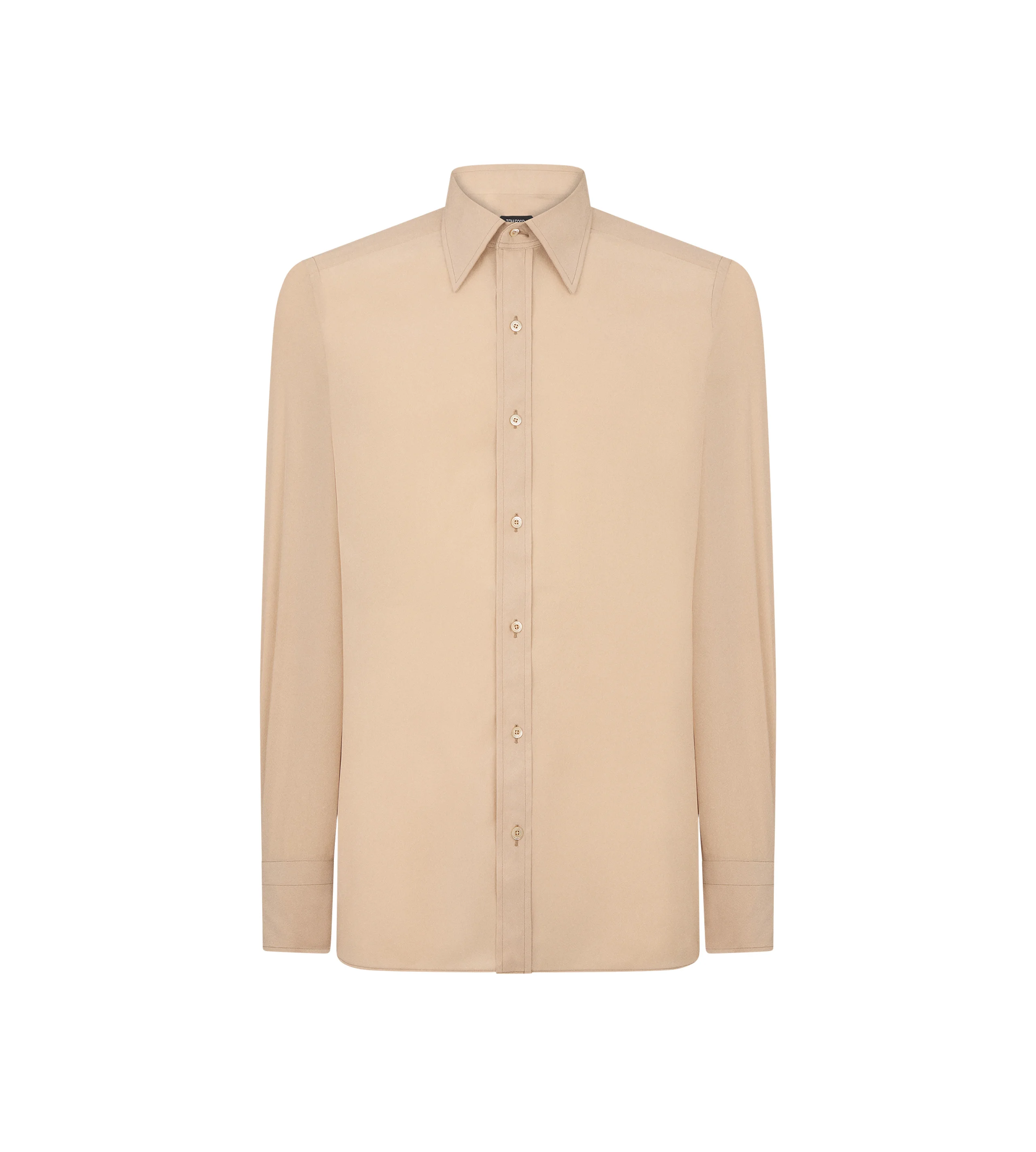 CREPE SATIN SLIM FIT SHIRT - 1