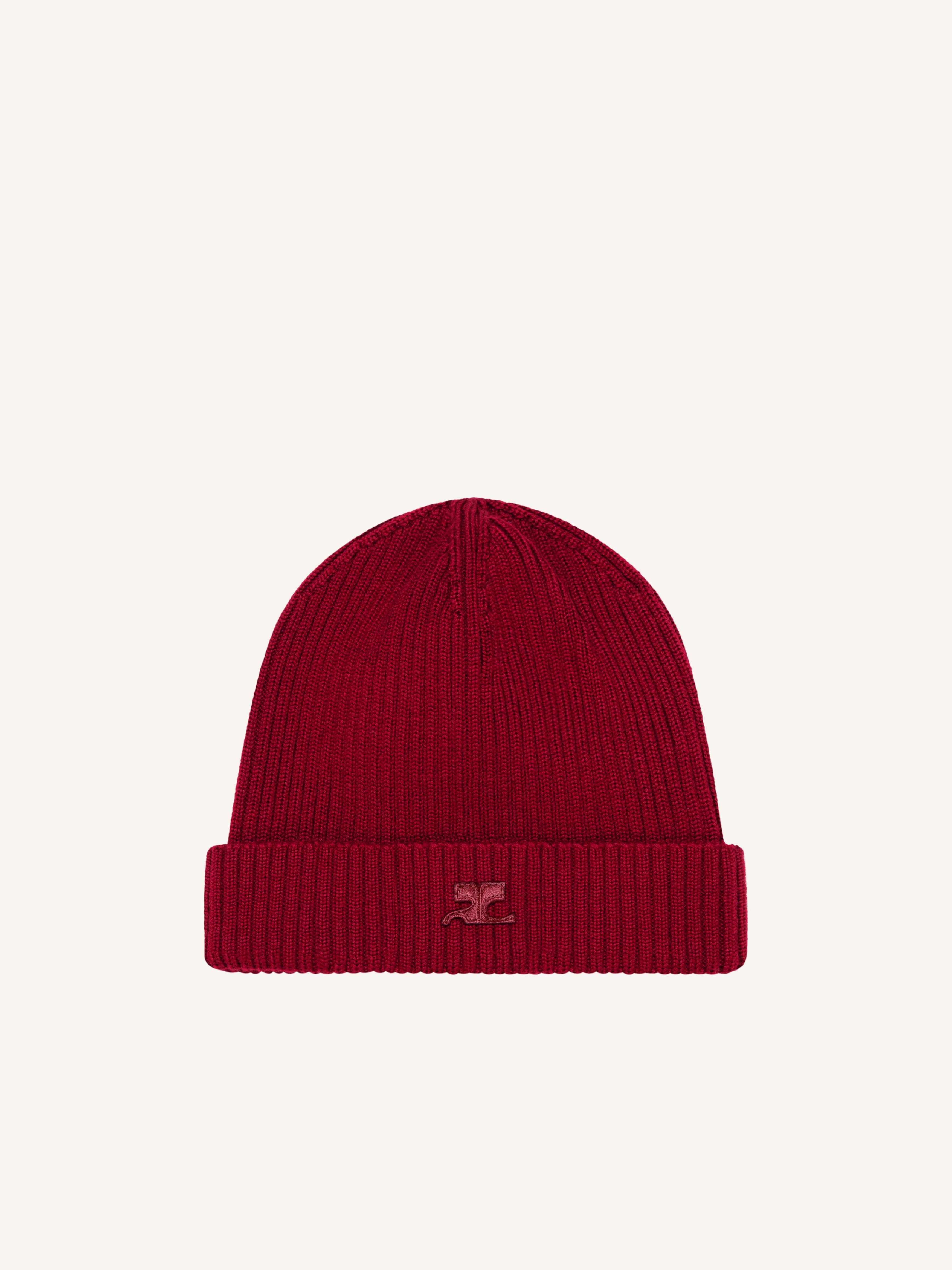 AC RIB KNIT HAT - 1