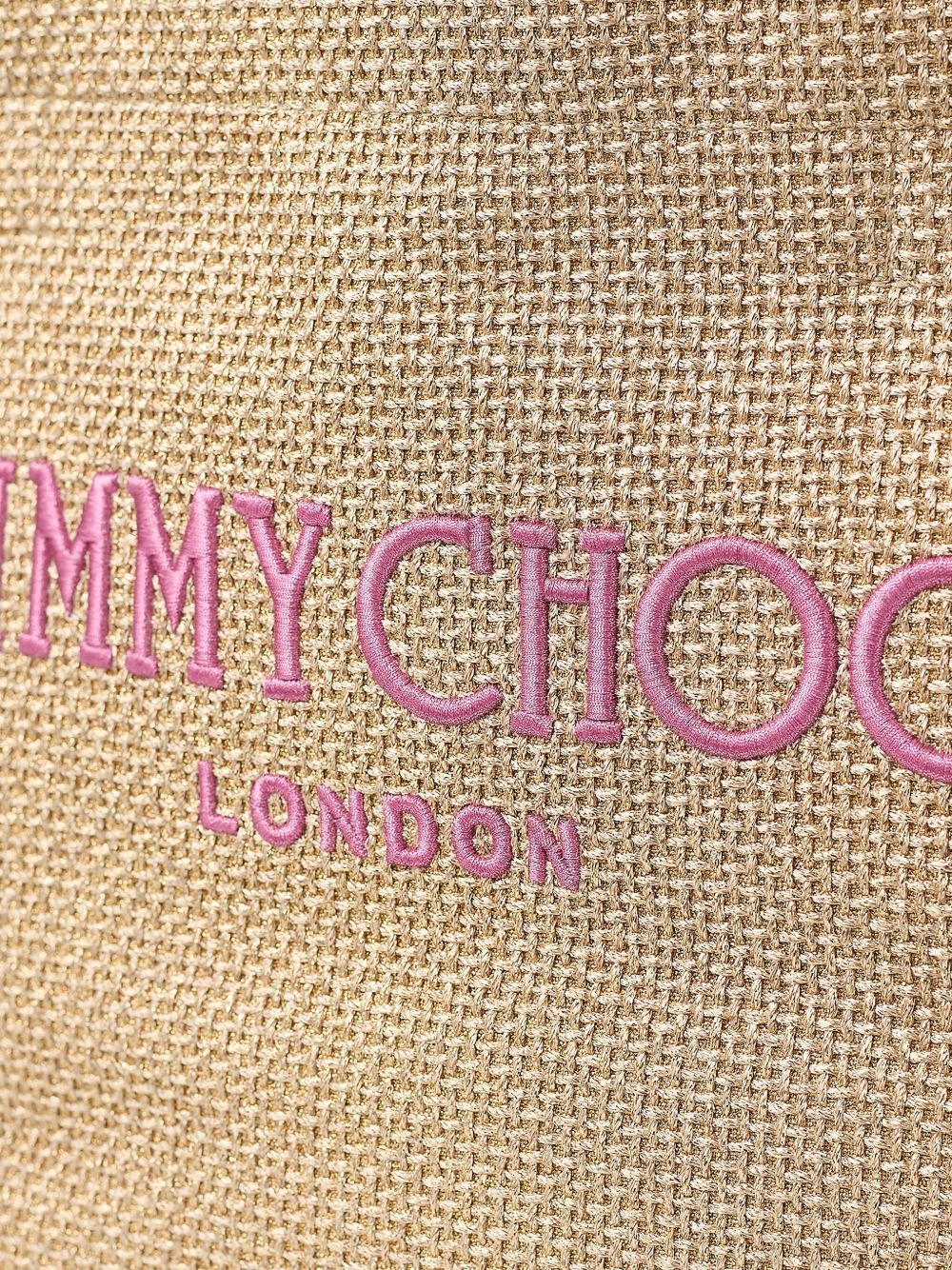 logo-embroidered tote bag - 4
