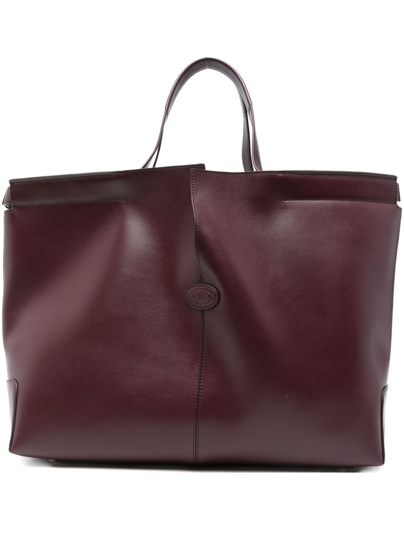 medium leather tote bag 1
