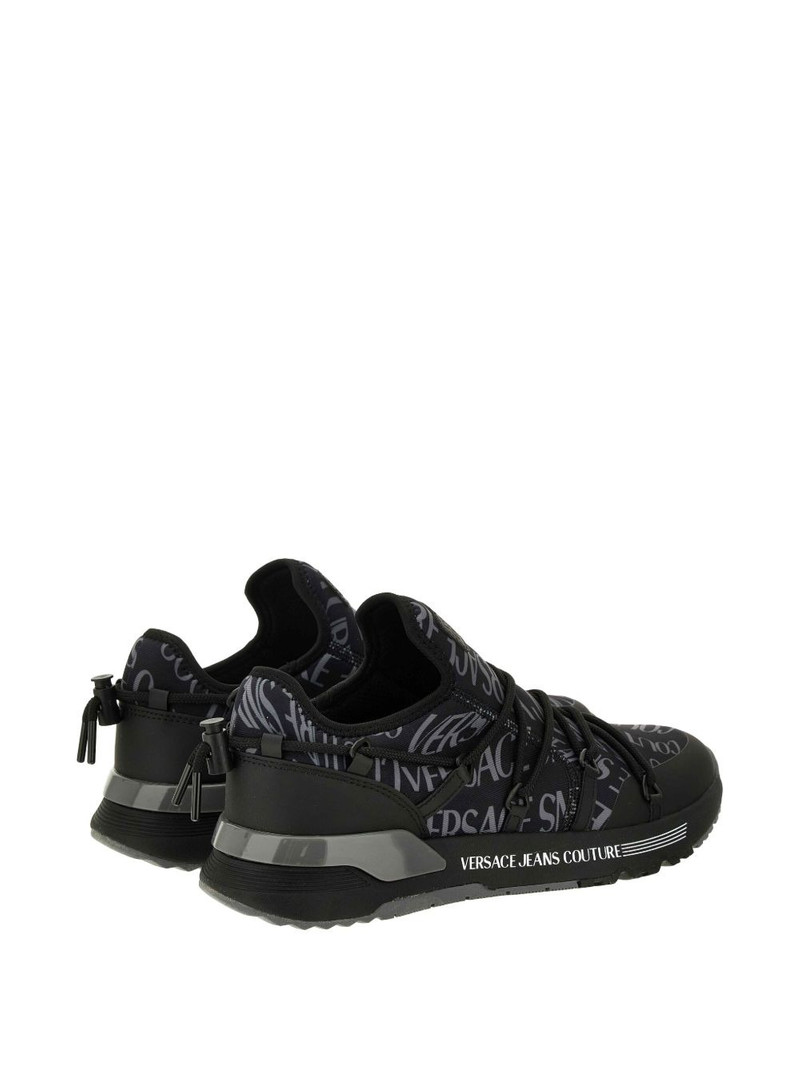 VERSACE JEANS COUTURE logo-print lace-up sneakers outlook