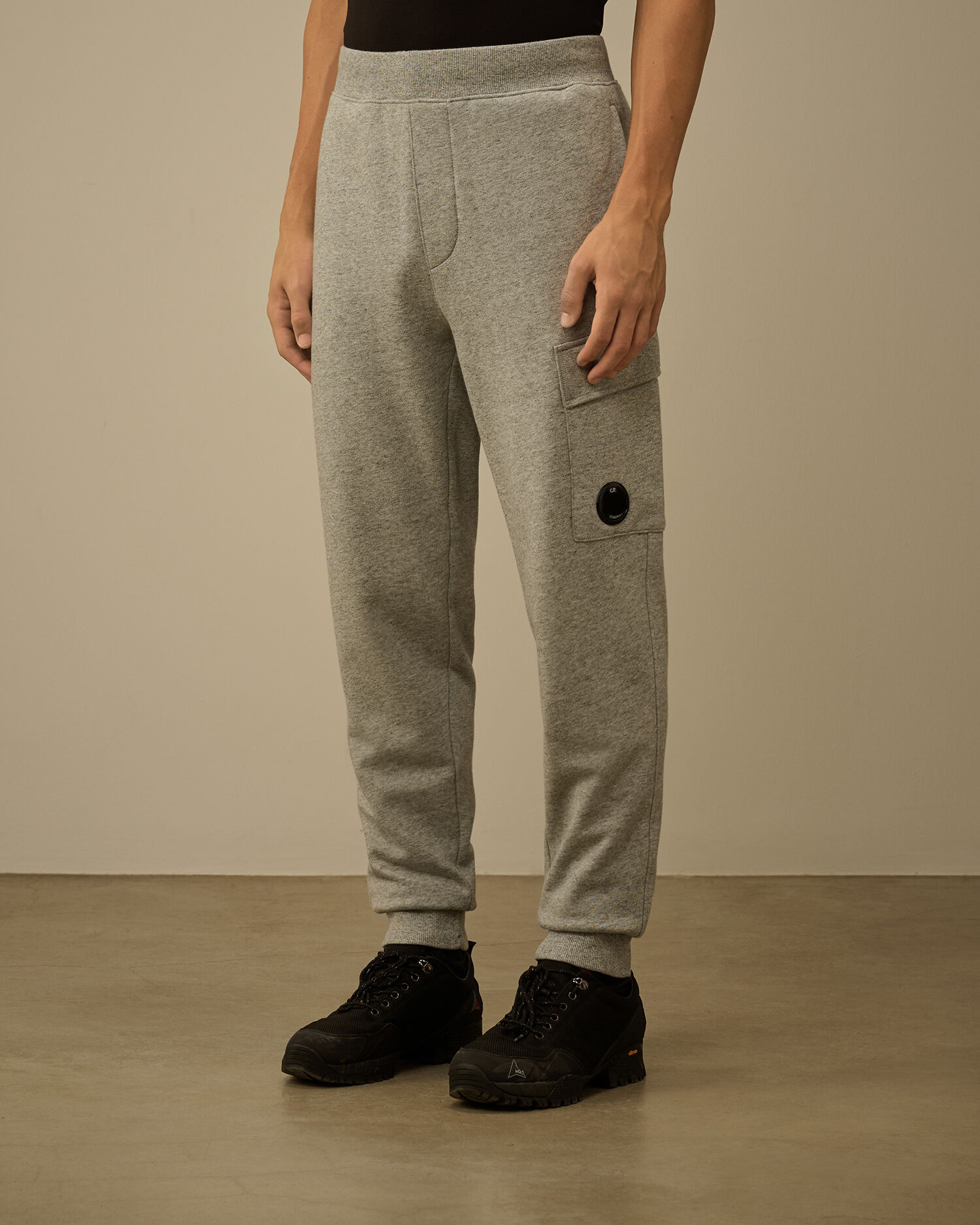 Diagonal Raised Fleece Lens Sweatpants - 3