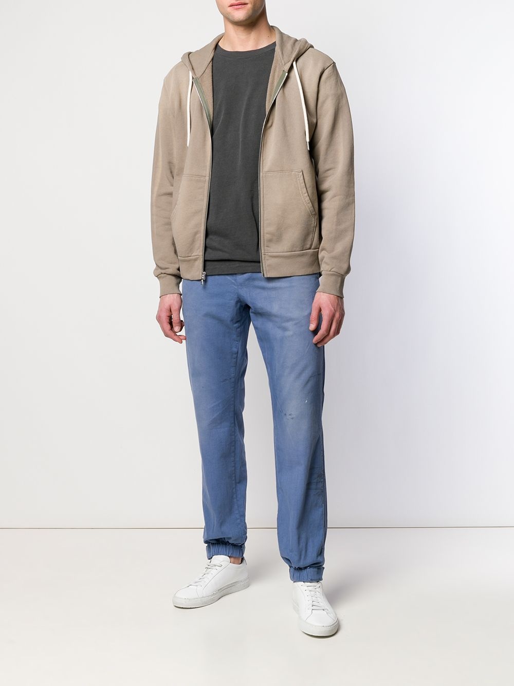 zipped hooded jacket - 2