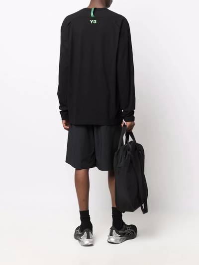 Y-3 long-sleeved cotton T-shirt outlook