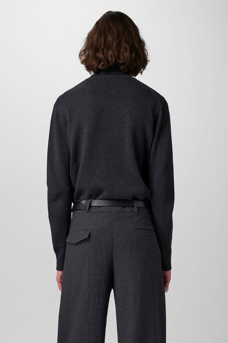 Kurt Knitted Dolcevita Neck Sweater - 3