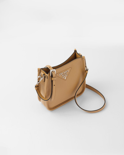 Prada Leather mini shoulder bag outlook