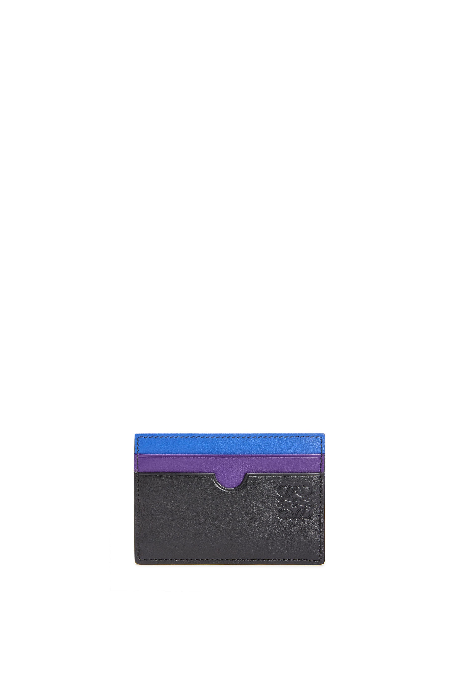 Plain cardholder in soft calfskin - 1