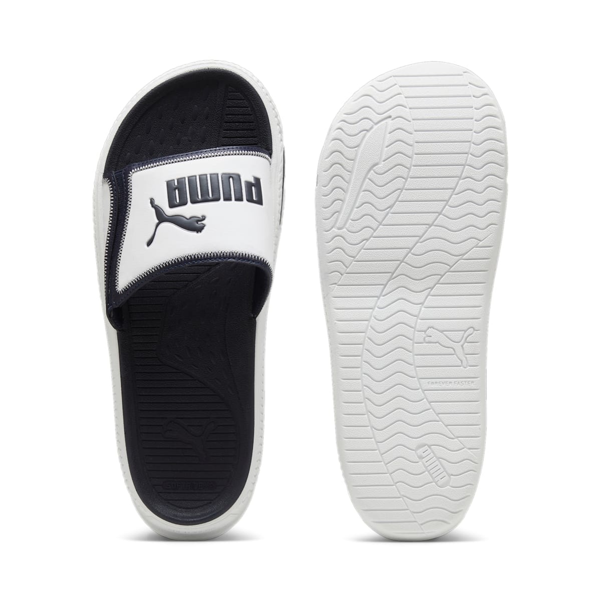 PUMA Softride Pro 24 V Slides 'White New Navy' 395432-03 - 4