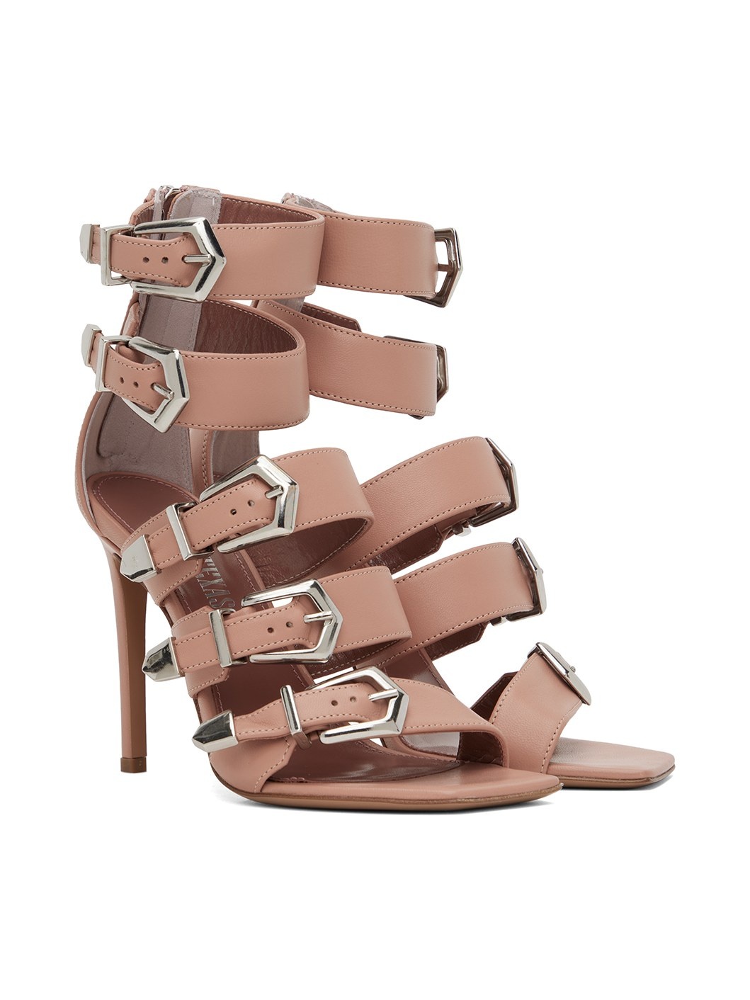 Pink Ursula Heeled Sandals - 4