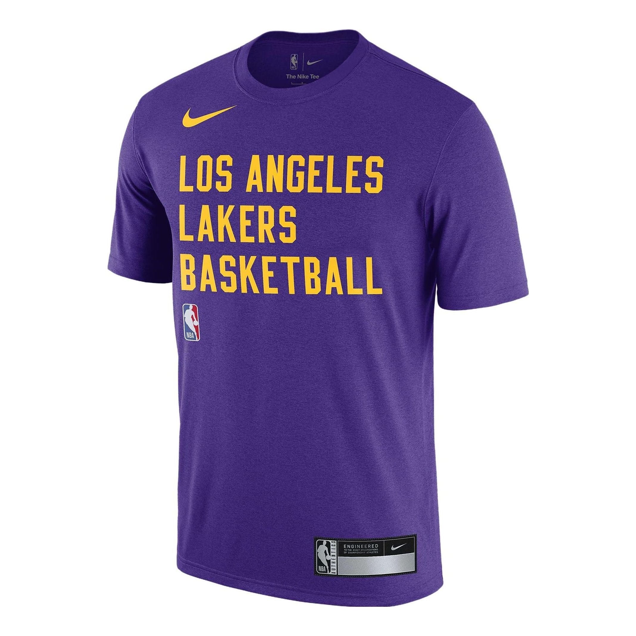 Nike x NBA LA Lakers Dri-FIT Practice T-shirt 'Purple' FJ0209-504 - 1