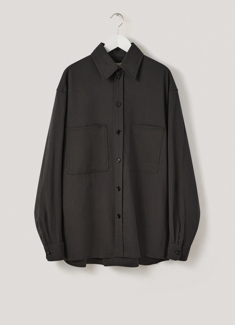 STRAIGHT COLLAR SHIRT
COTTON VISCOSE 1