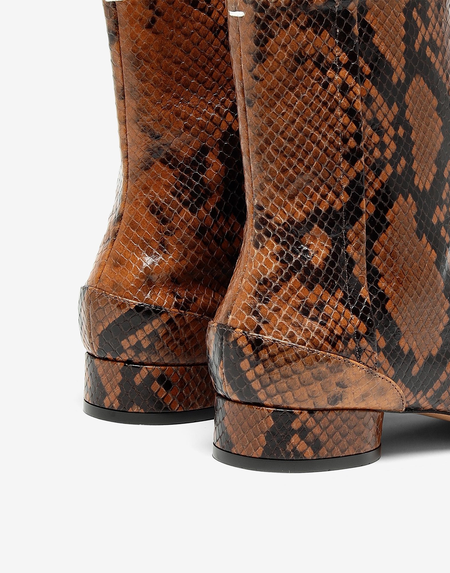 Kiki python-effect ankle boots - 4