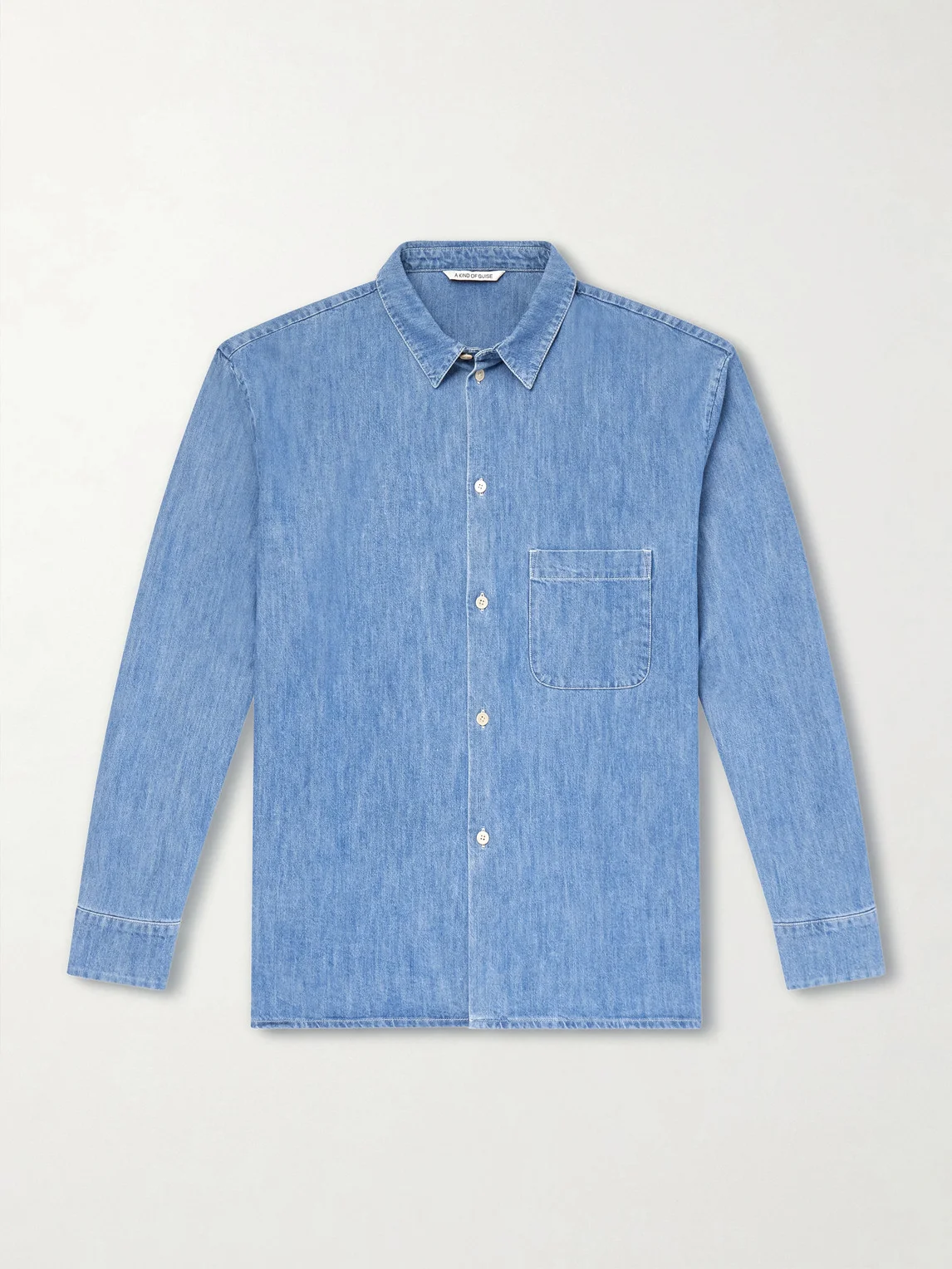 Gusto Cotton-Blend Denim Shirt - 1