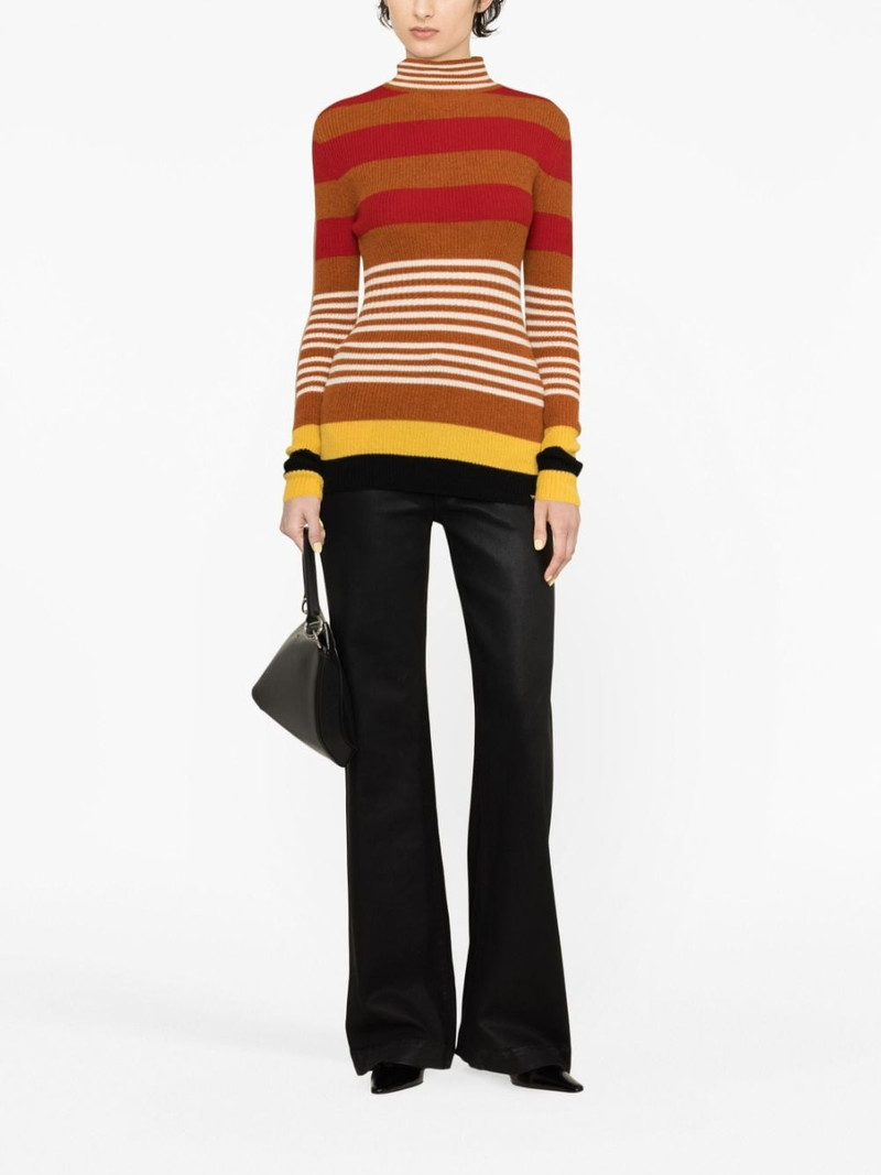 Marni striped virgin wool jumper outlook