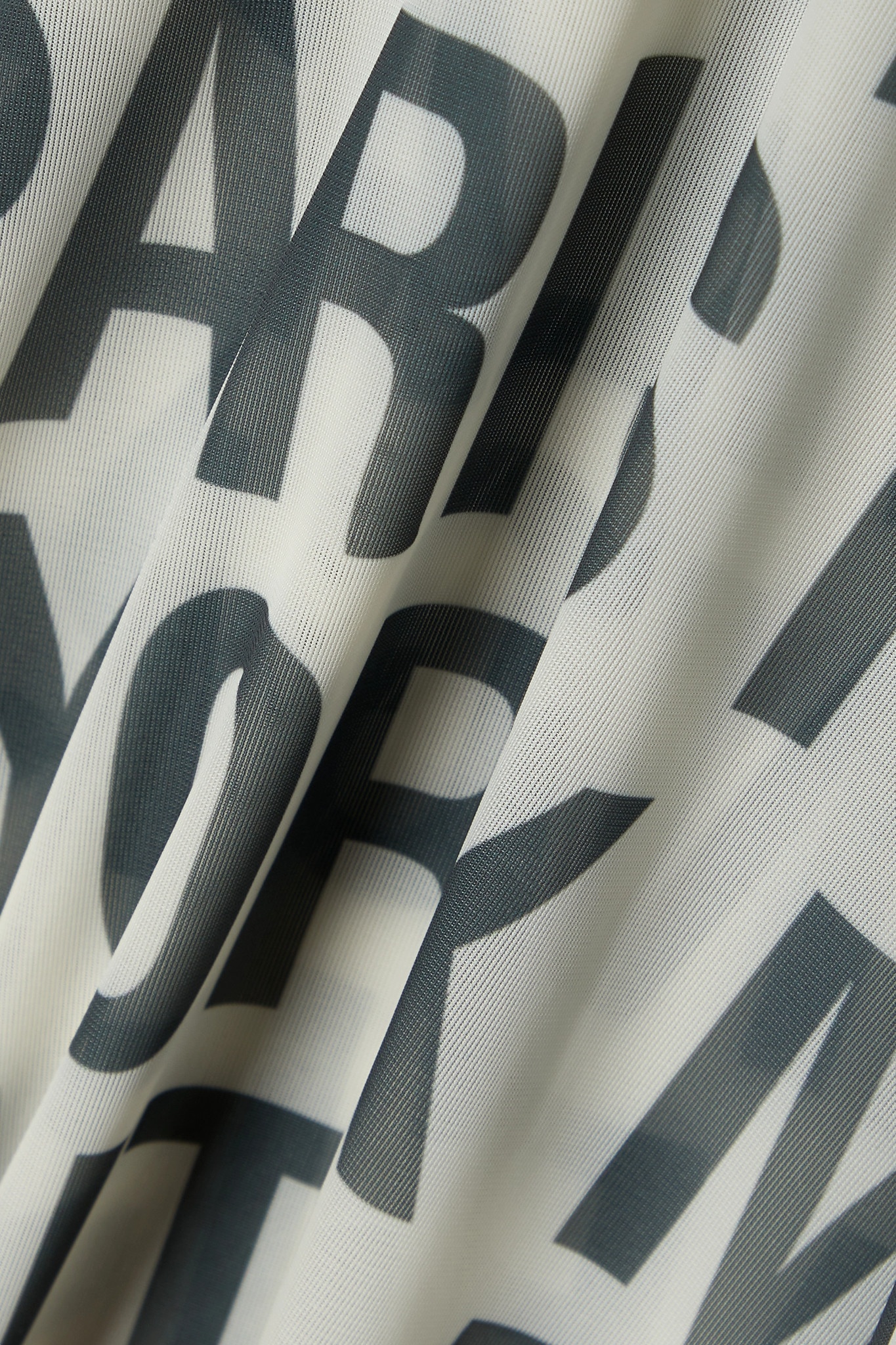 Logo-print stretch-mesh top - 5