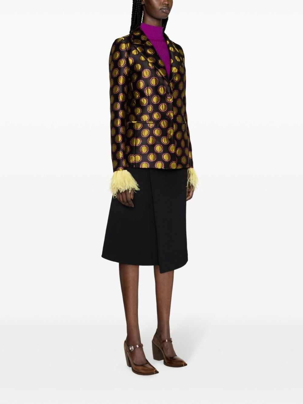 24/7 patterned-jacquard jacket - 3