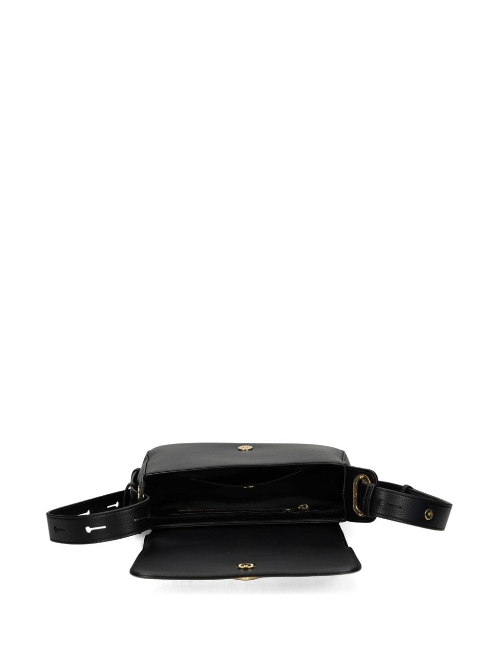 logo-plaque faux-leather shoulder bag - 5