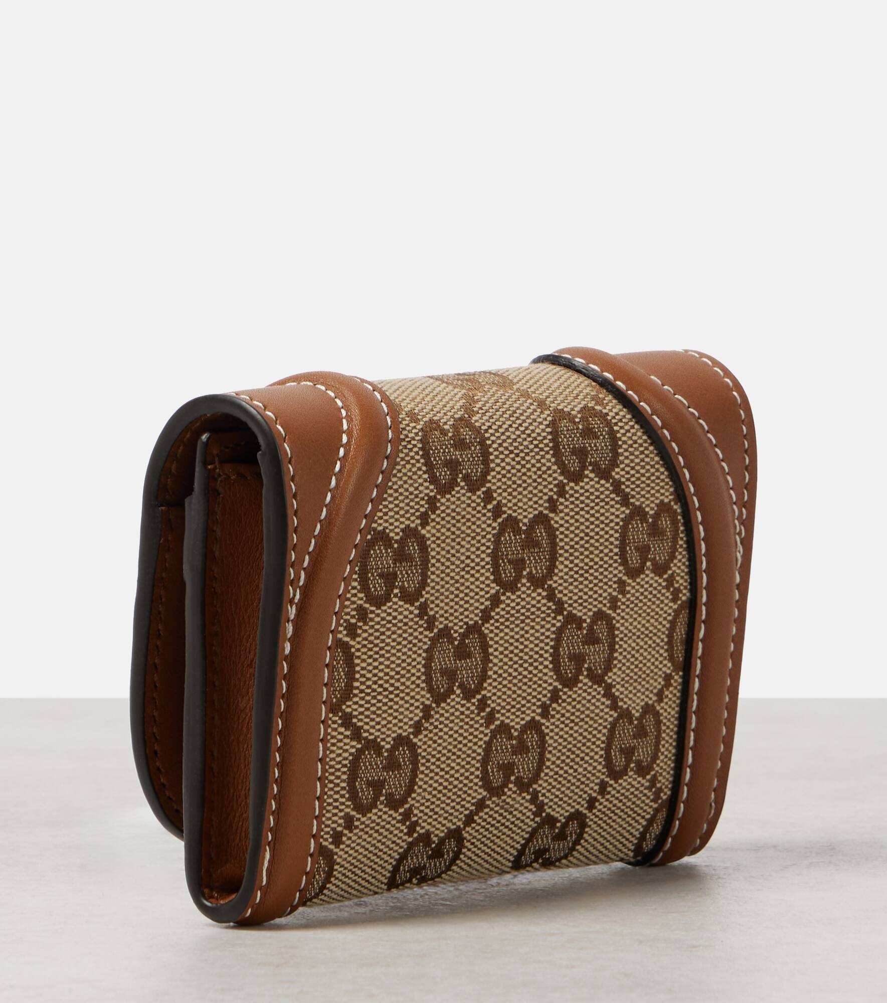Blondie leather-trimmed wallet - 3