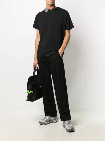 Raf Simons patch-embellished cotton T-shirt outlook