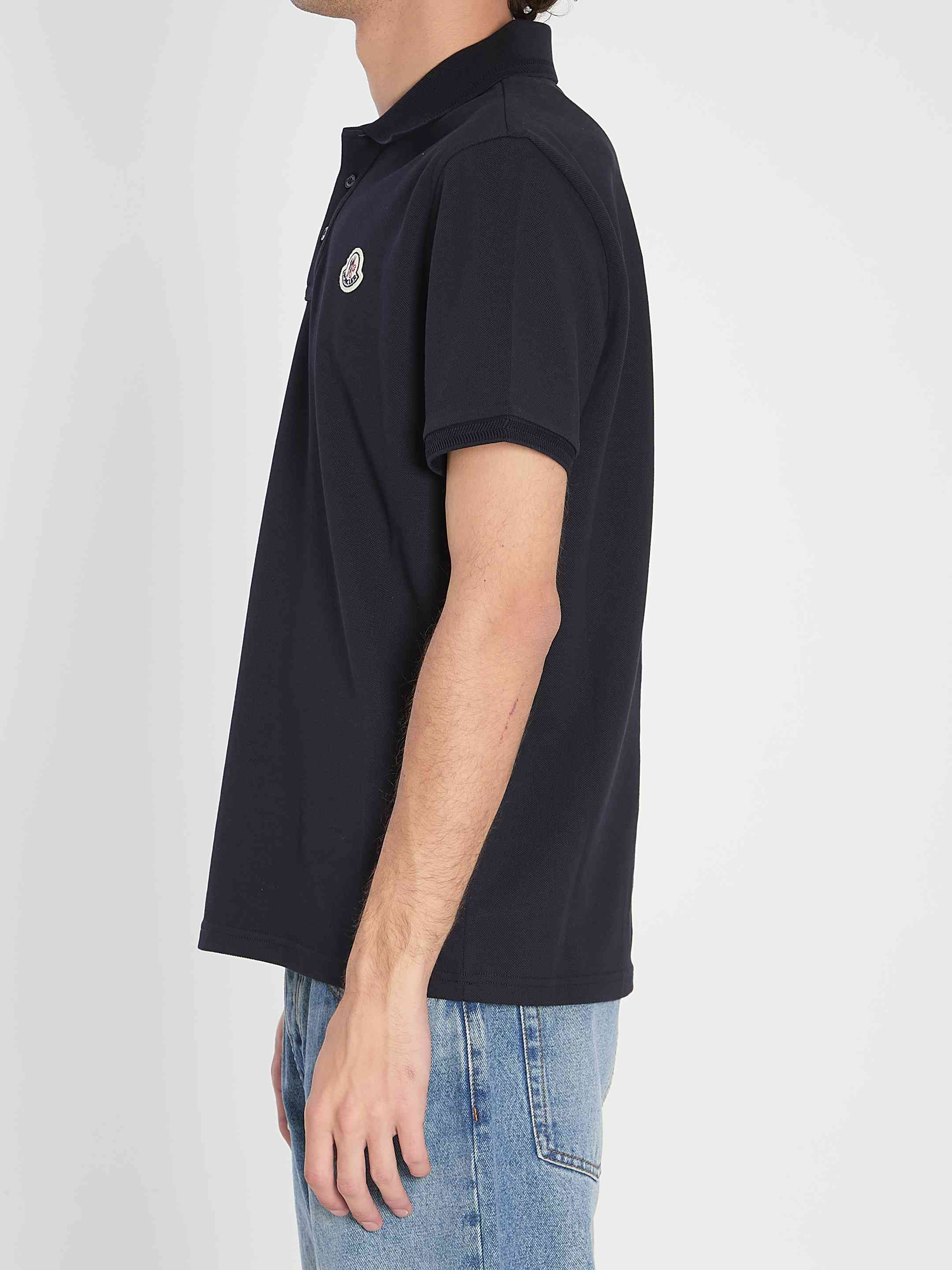 Moncler Men Navy Polo - 3