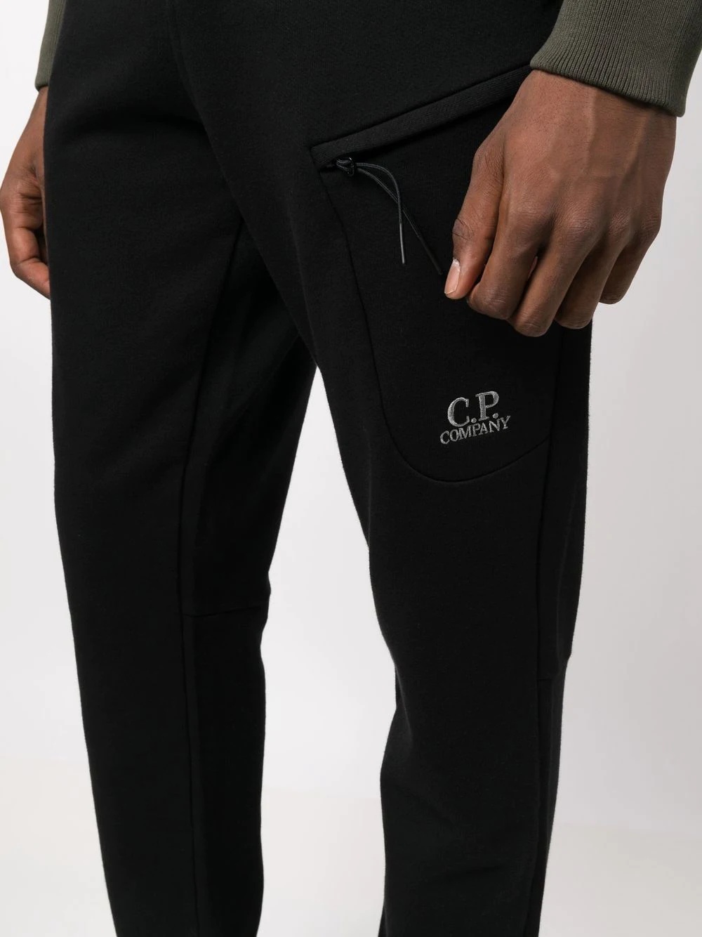 cotton logo-embroidered track-pants - 5