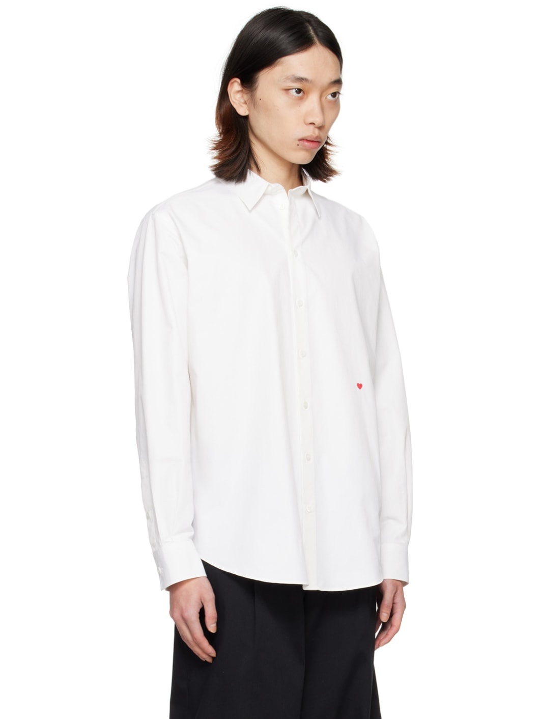 White Embroidered Shirt - 2