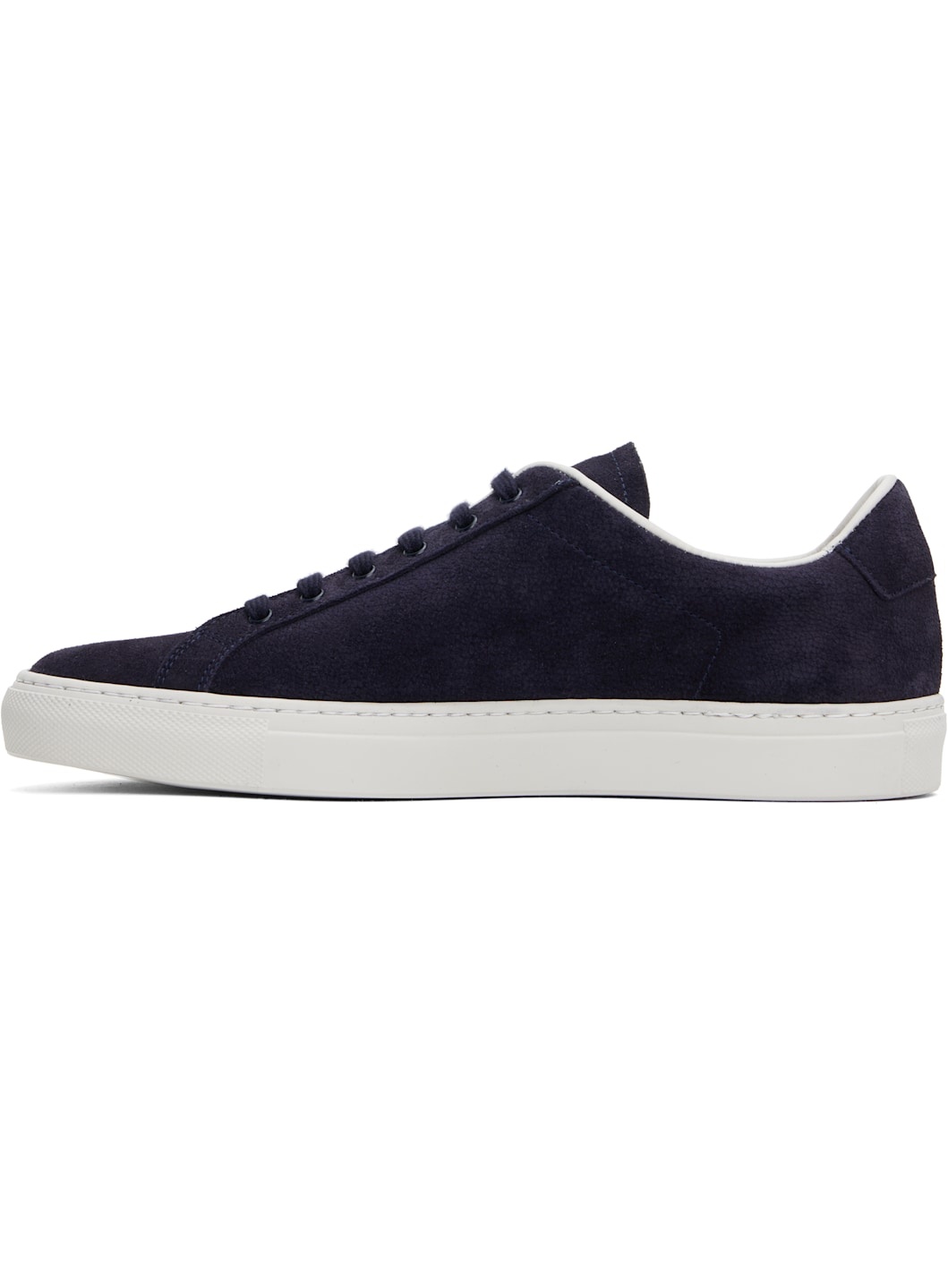 Navy Retro Suede Sneakers - 3