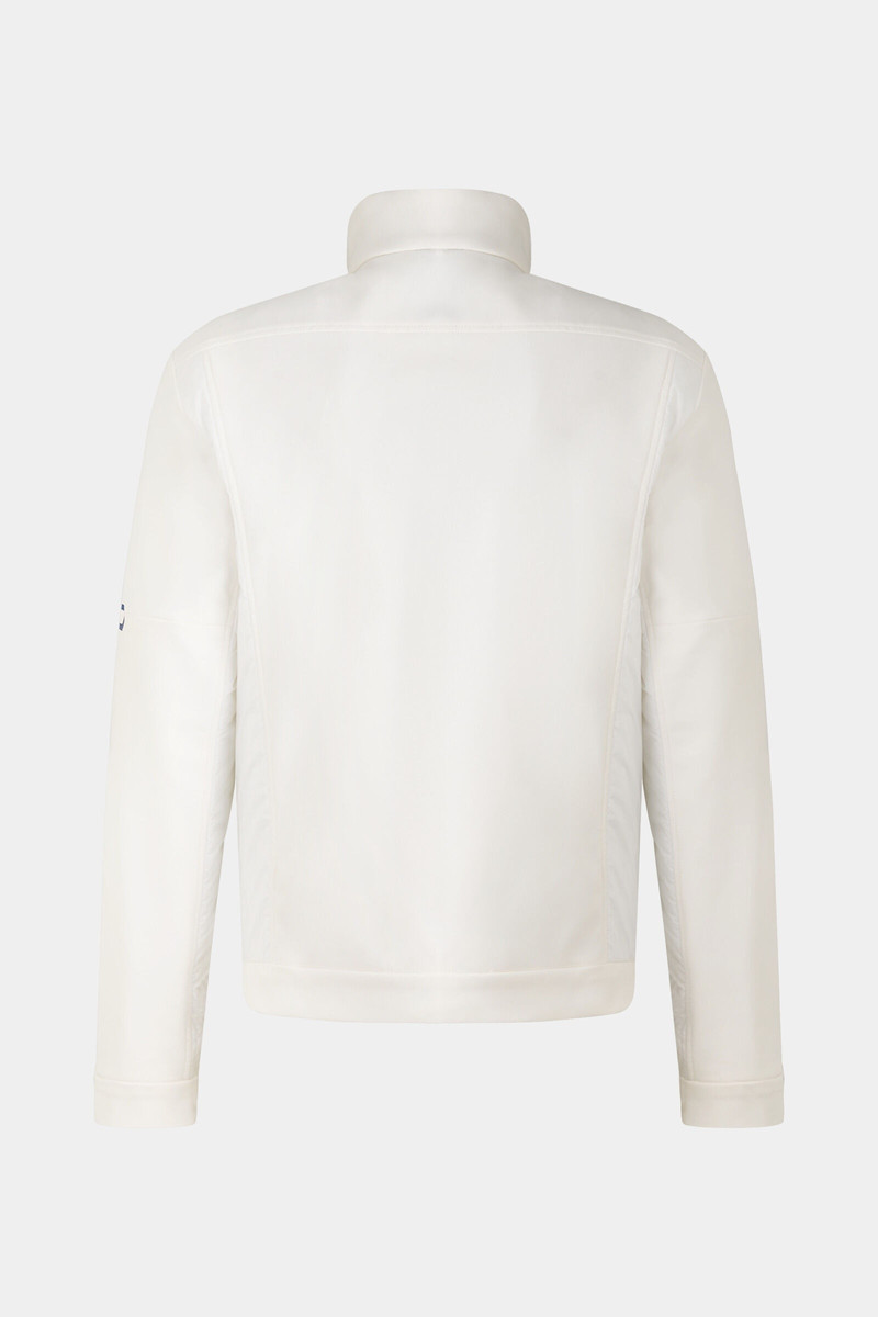 BOGNER Jadon Hybrid jacket in Off-white/Dark blue/Gray outlook