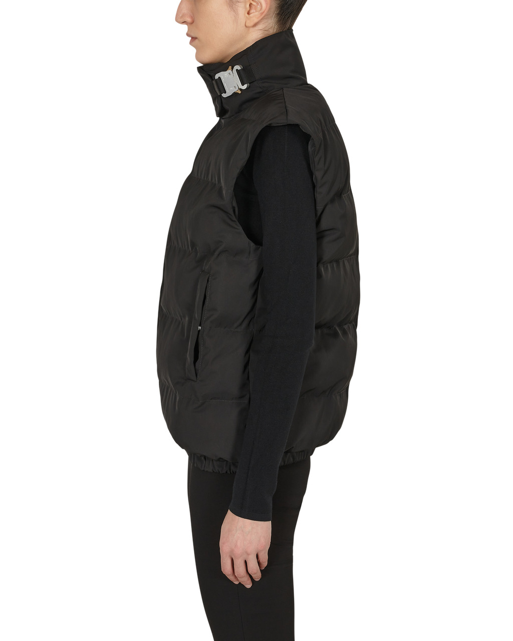 BUCKLE PUFFER VEST -  X - 8